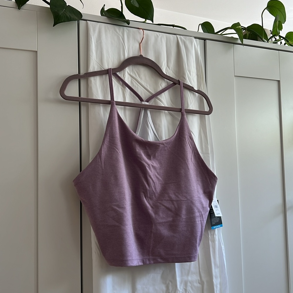 NWT Gap Fit Studio Bra, Lavender Size XL - Picture 4 of 11